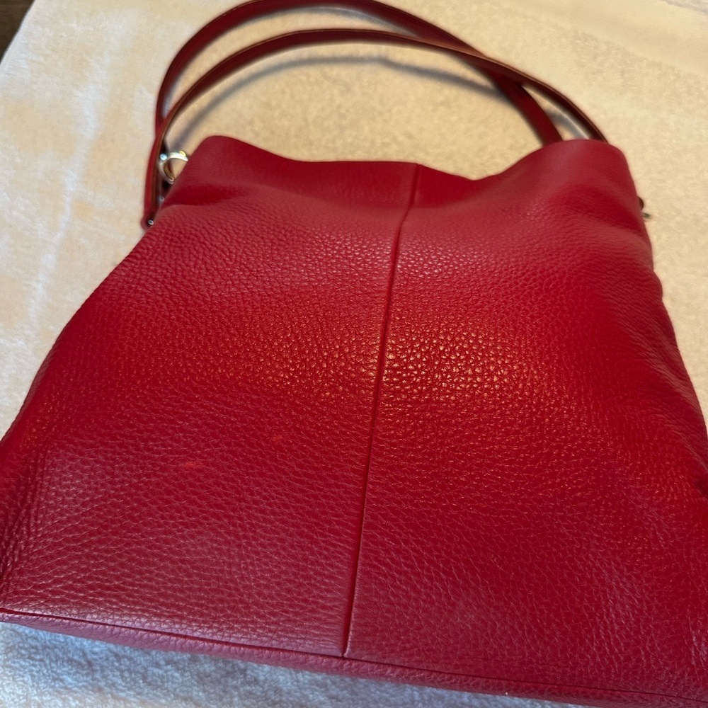 Coach Elegant Red Leather Women's Bag